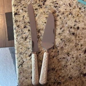 Lenox Wedding Promises Collection cake knife set